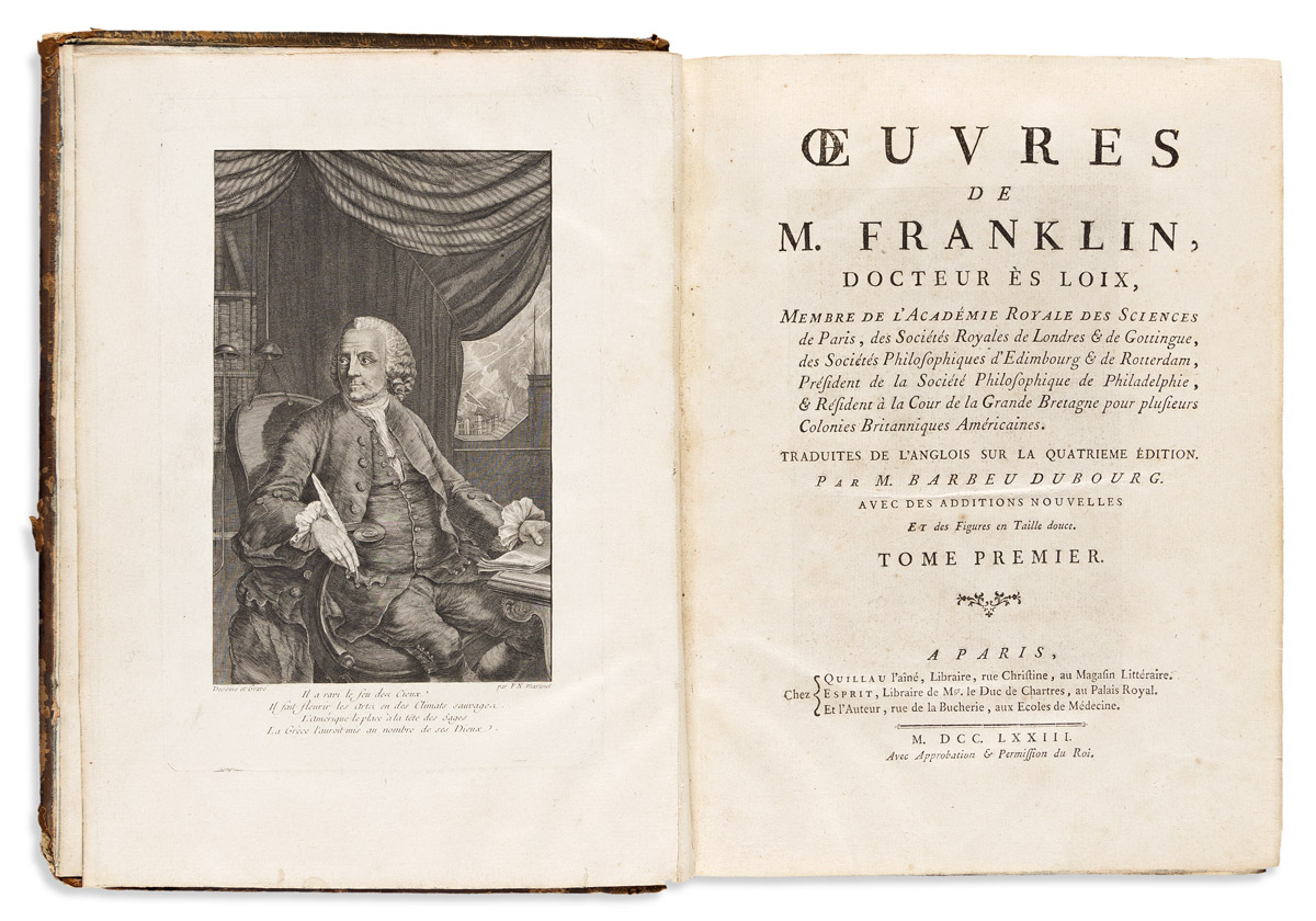 Franklin, Benjamin (1706-1790) Oeuvres.